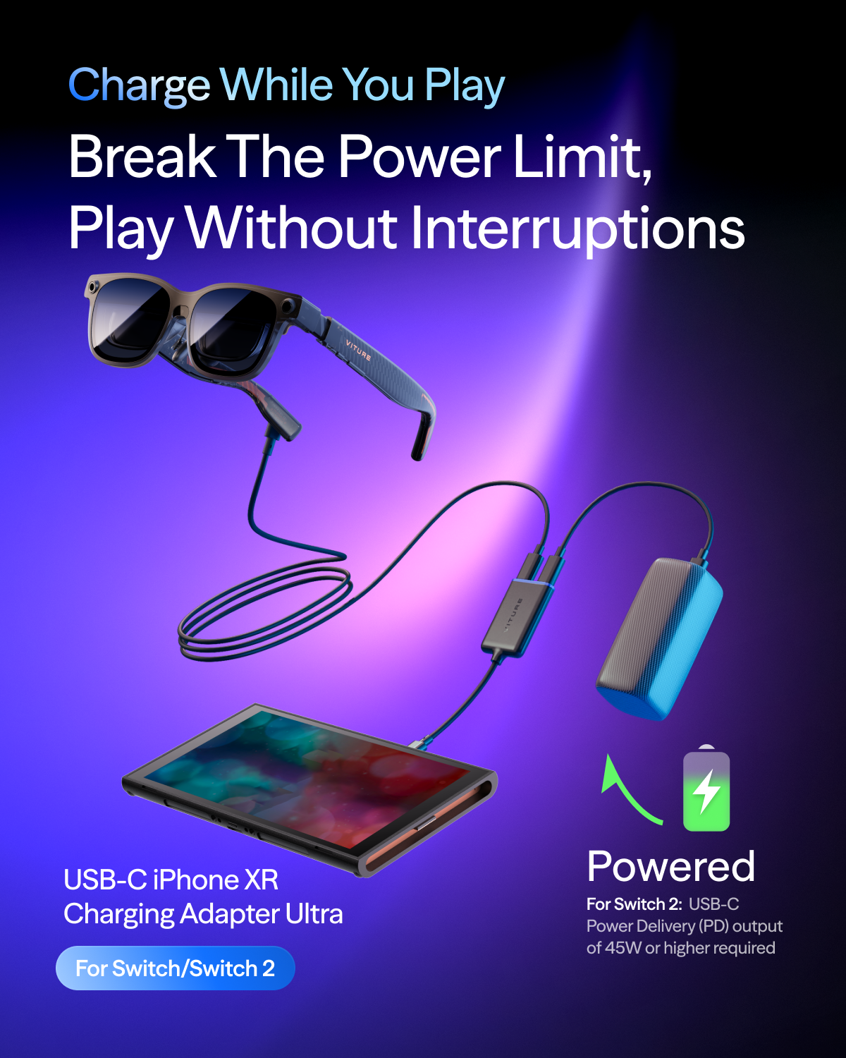 VITURE USB-C XR Charging Adapter Ultra